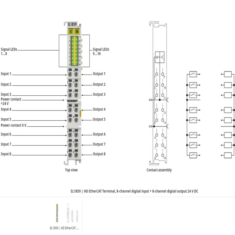 Beckhoff EL1859 | HD EtherCAT 